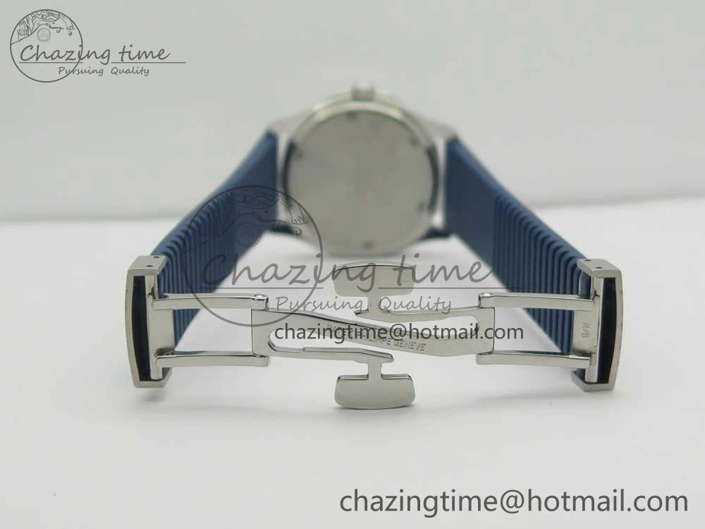Aquanaut 5067A SS Bezel JJF 1:1 Best Edition Blue Textured Dial on Blue Rubber Strap AE23