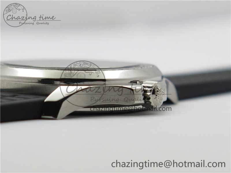 Aquanaut 5067A SS PPF 1:1 Best Edition Black Textured Dial on Black Rubber Strap AE23 (Free Box)