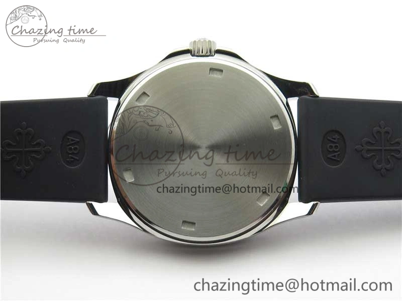 Aquanaut 5067A SS PPF 1:1 Best Edition Black Textured Dial on Black Rubber Strap AE23 (Free Box)