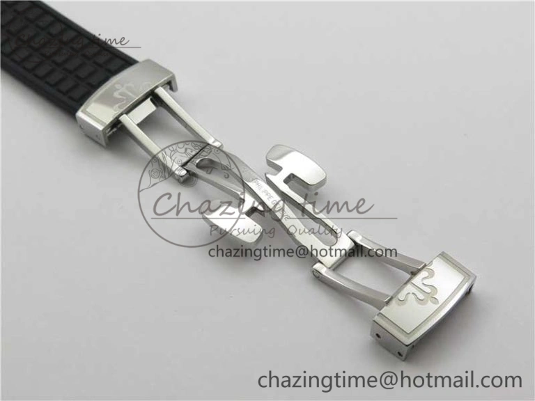 Aquanaut 5067A SS PPF 1:1 Best Edition Black Textured Dial on Black Rubber Strap AE23 (Free Box)