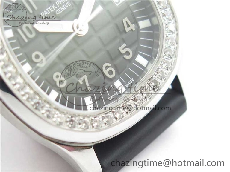 Aquanaut 5067A SS PPF 1:1 Best Edition Black Textured Dial on Black Rubber Strap AE23 (Free Box)