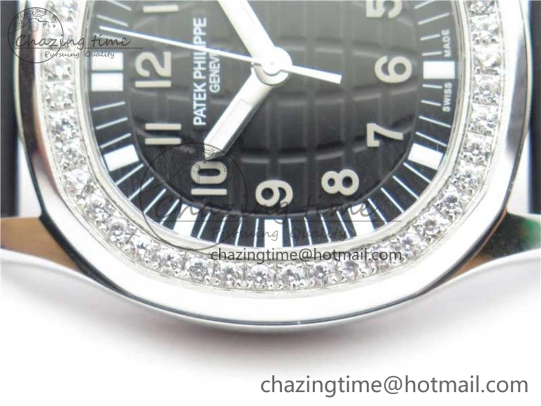 Aquanaut 5067A SS PPF 1:1 Best Edition Black Textured Dial on Black Rubber Strap AE23 (Free Box)