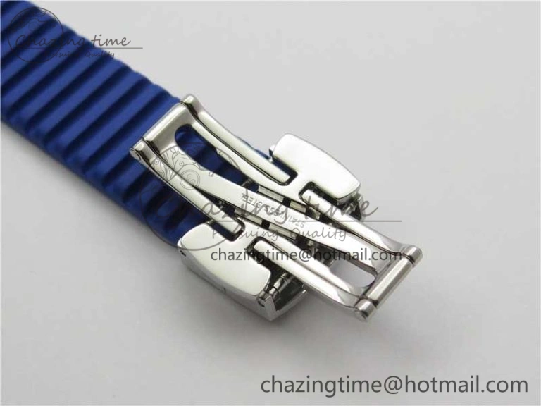 Aquanaut 5067A SS PPF 1:1 Best Edition Blue Textured Dial on Blue Rubber Strap AE23 (Free Box)