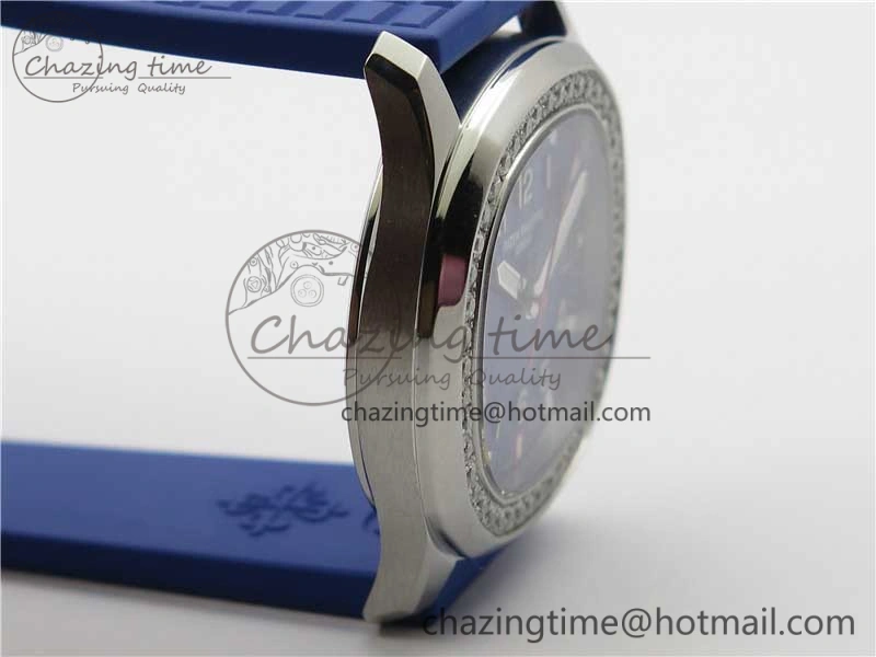 Aquanaut 5067A SS PPF 1:1 Best Edition Blue Textured Dial on Blue Rubber Strap AE23 (Free Box)