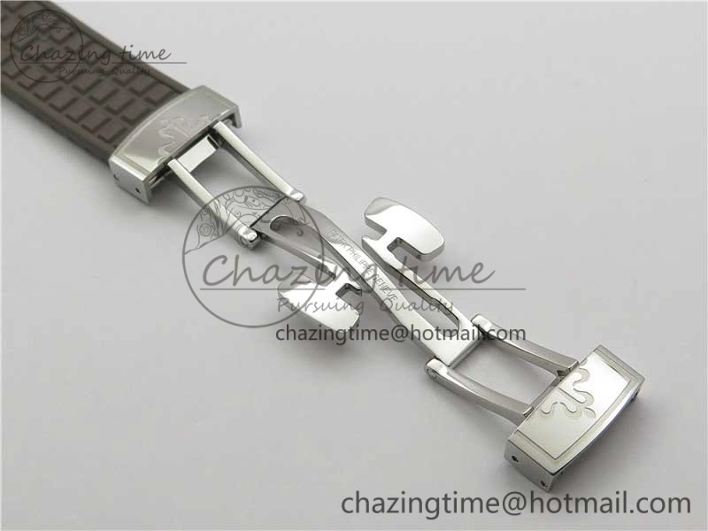Aquanaut 5067A SS PPF 1:1 Best Edition Brown Textured Dial on Brown Rubber Strap AE23 (Free Box)