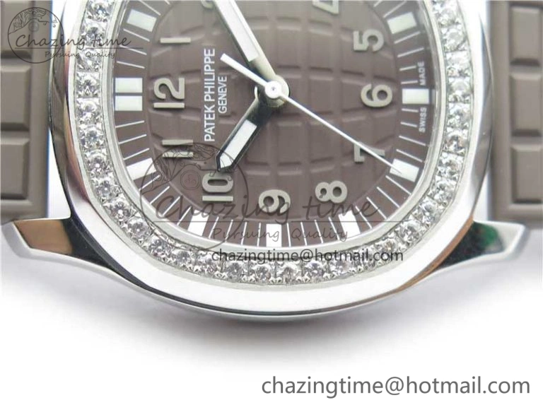 Aquanaut 5067A SS PPF 1:1 Best Edition Brown Textured Dial on Brown Rubber Strap AE23 (Free Box)