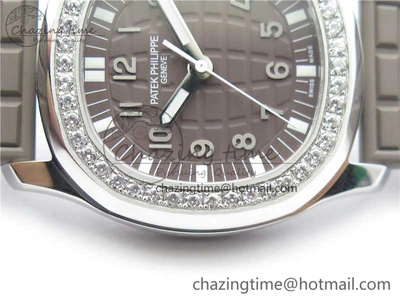Aquanaut 5067A SS PPF 1:1 Best Edition Brown Textured Dial on Brown Rubber Strap AE23 (Free Box)