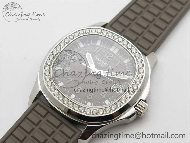 Aquanaut 5067A SS PPF 1:1 Best Edition Brown Textured Dial on Brown Rubber Strap AE23 (Free Box)