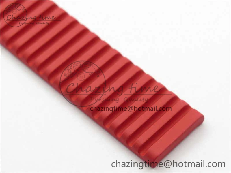 Aquanaut 5067A SS PPF 1:1 Best Edition Red Textured Dial on Red Rubber Strap AE23 (Free Box)