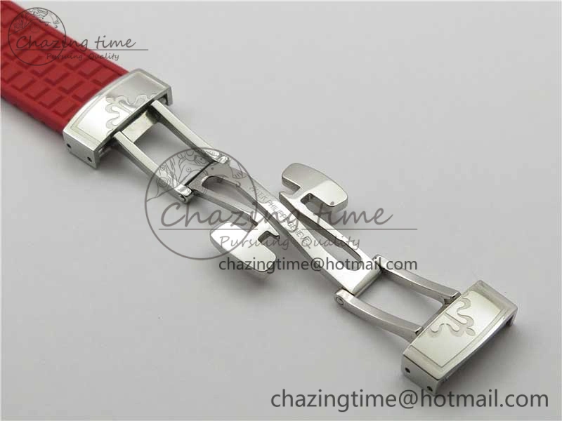 Aquanaut 5067A SS PPF 1:1 Best Edition Red Textured Dial on Red Rubber Strap AE23 (Free Box)