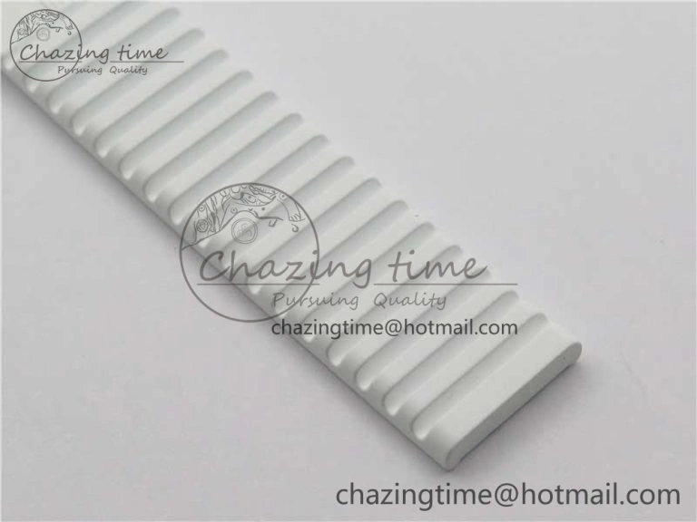Aquanaut 5067A SS PPF 1:1 Best Edition White Textured Dial on White Rubber Strap AE23 (Free Box)