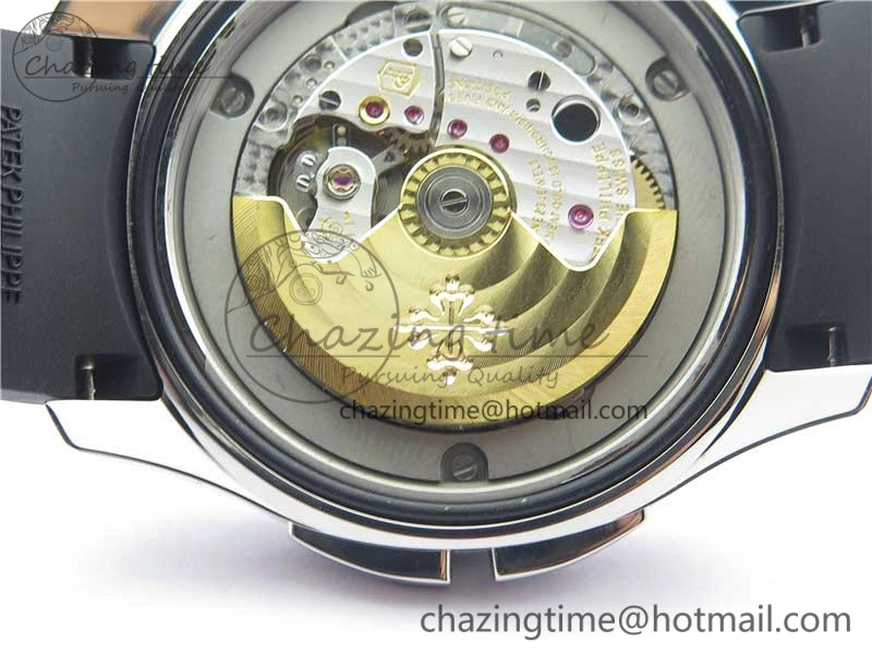 Aquanaut 5164A SS GRF Best Edition Gray Dial on Black Rubber Strap A324 V2
