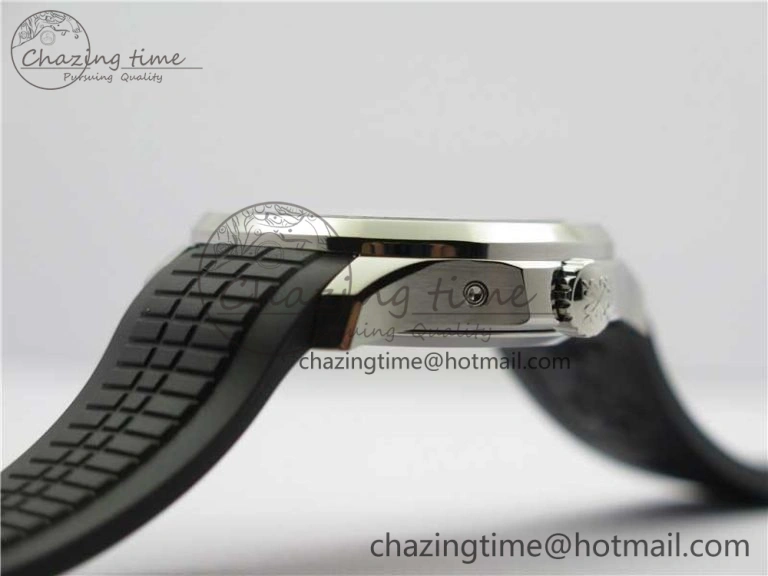 Aquanaut 5164A SS GRF Best Edition Gray Dial on Black Rubber Strap A324 V2