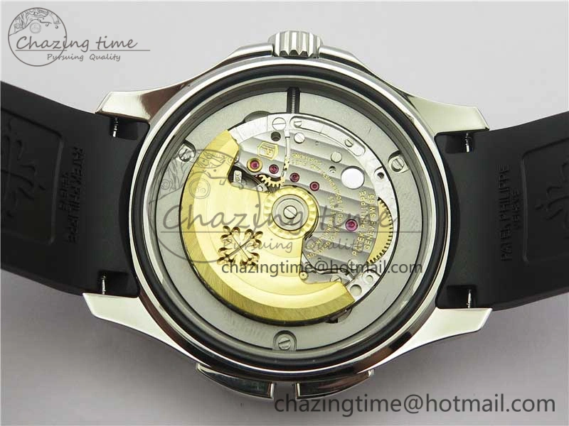 Aquanaut 5164A SS GRF Best Edition Gray Dial on Black Rubber Strap A324 V2