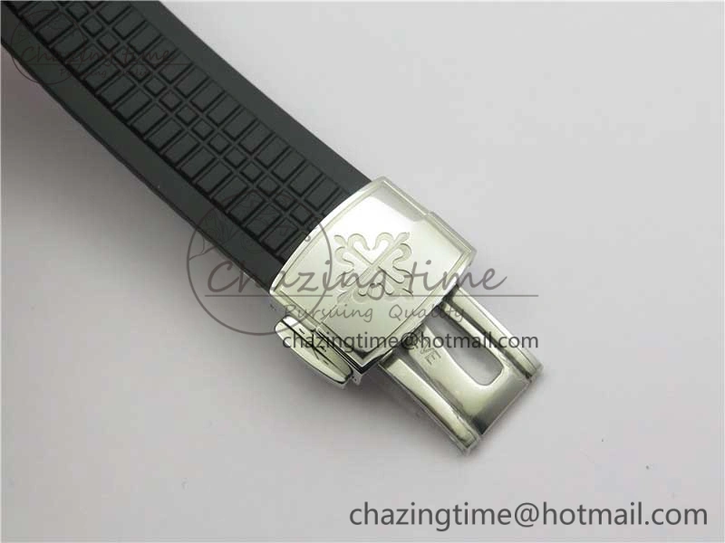 Aquanaut 5164A SS GRF Best Edition Gray Dial on Black Rubber Strap A324 V2