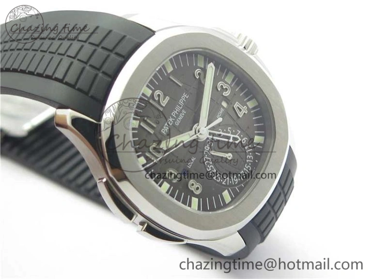 Aquanaut 5164A SS GRF Best Edition Gray Dial on Black Rubber Strap A324 V2