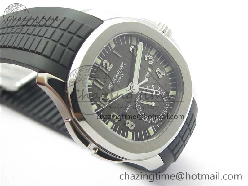 Aquanaut 5164A SS GRF Best Edition Gray Dial on Black Rubber Strap A324 V2
