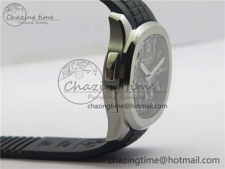 Aquanaut 5164A SS GRF Best Edition Gray Dial on Black Rubber Strap A324 V2