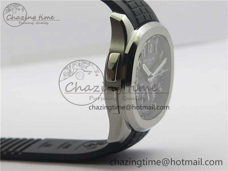Aquanaut 5164A SS GRF Best Edition Gray Dial on Black Rubber Strap A324 V2