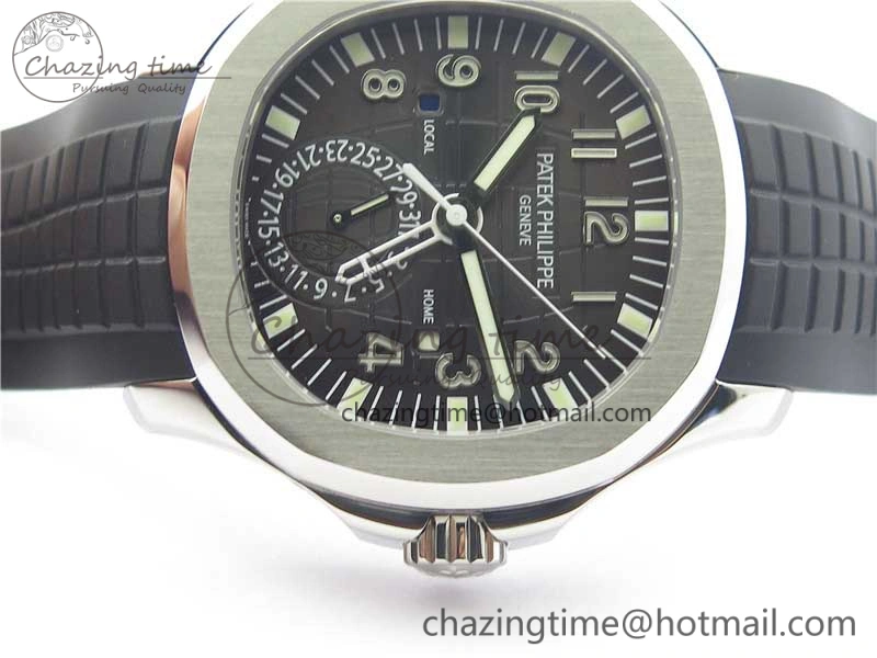 Aquanaut 5164A SS GRF Best Edition Gray Dial on Black Rubber Strap A324 V2