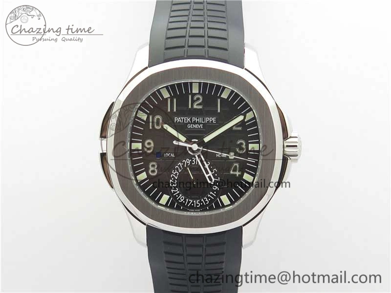 Aquanaut 5164A SS GRF Best Edition Gray Dial on Black Rubber Strap A324 V2
