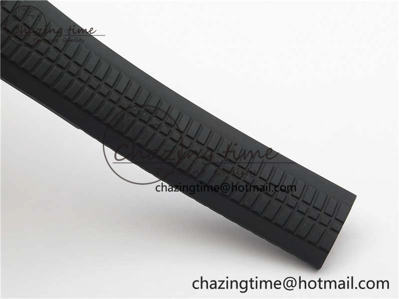 Aquanaut 5164A SS ZF 1:1 Best Edition Black Dial on Black Rubber Strap A324