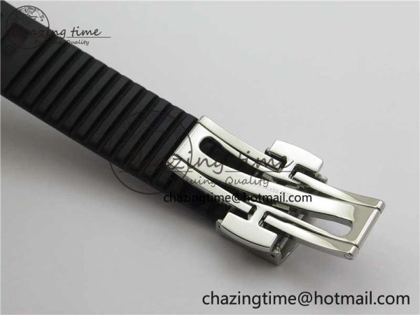 Aquanaut 5164A SS ZF 1:1 Best Edition Black Dial on Black Rubber Strap A324