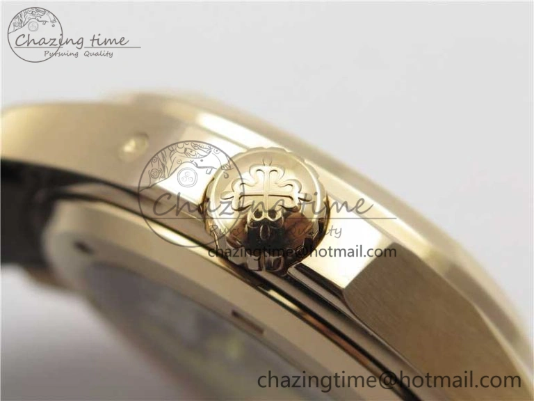 Aquanaut 5164R RG GRF Best Edition Brown Dial on Brown Rubber Strap A324 V2