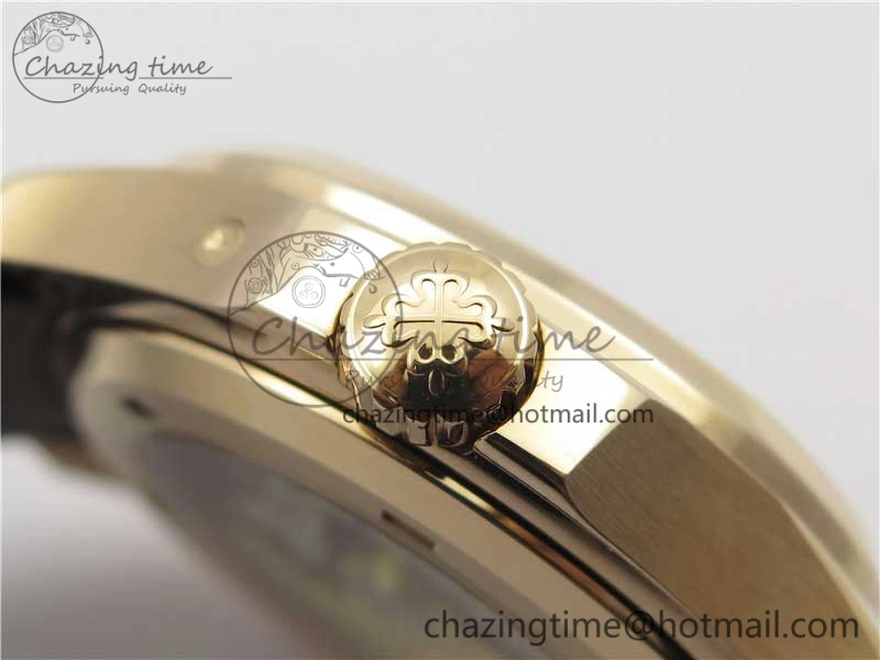 Aquanaut 5164R RG GRF Best Edition Brown Dial on Brown Rubber Strap A324 V2