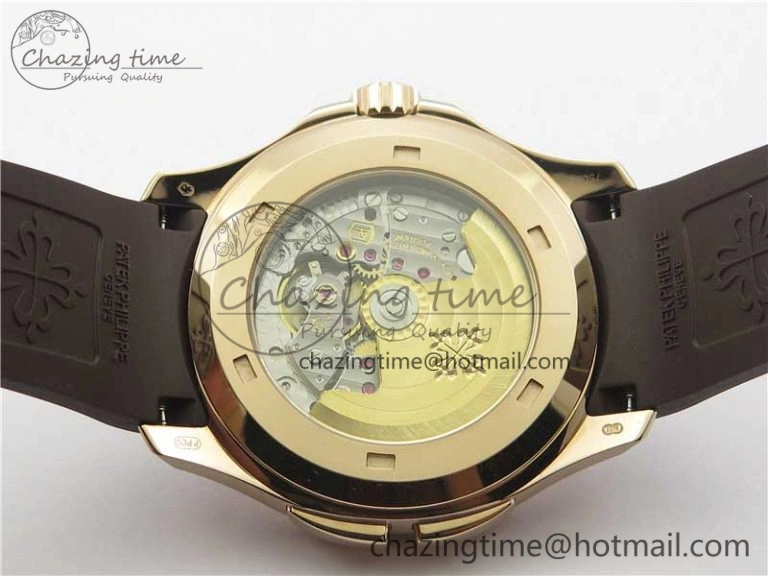 Aquanaut 5164R RG GRF Best Edition Brown Dial on Brown Rubber Strap A324 V2