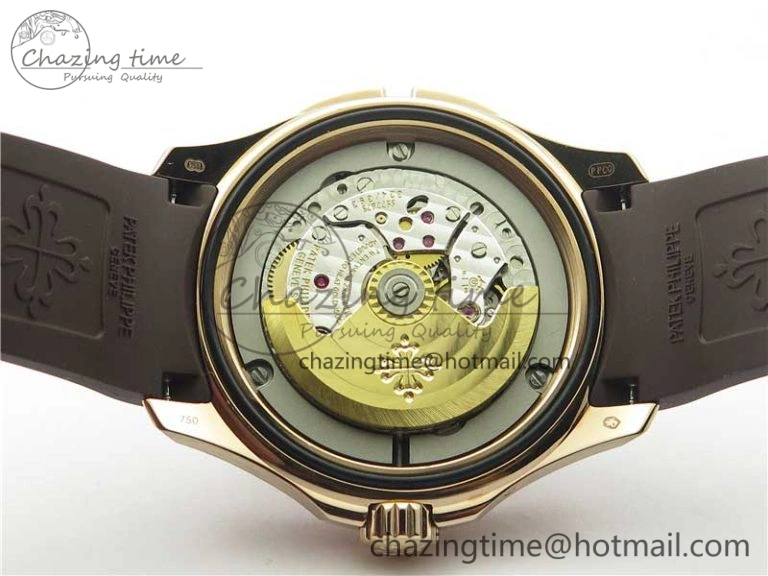 Aquanaut 5164R RG GRF Best Edition Brown Dial on Brown Rubber Strap A324 V2