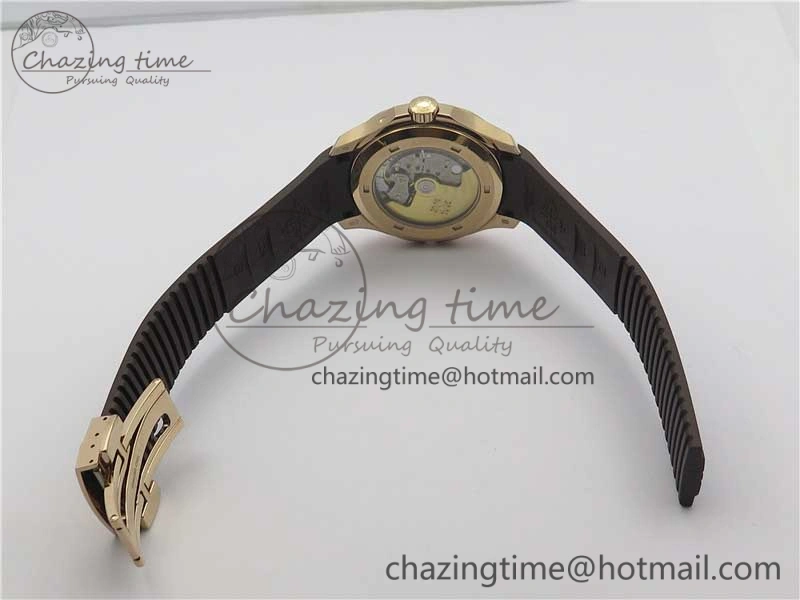 Aquanaut 5164R RG GRF Best Edition Brown Dial on Brown Rubber Strap A324 V2