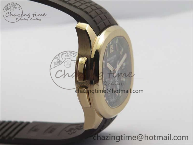 Aquanaut 5164R RG GRF Best Edition Brown Dial on Brown Rubber Strap A324 V2