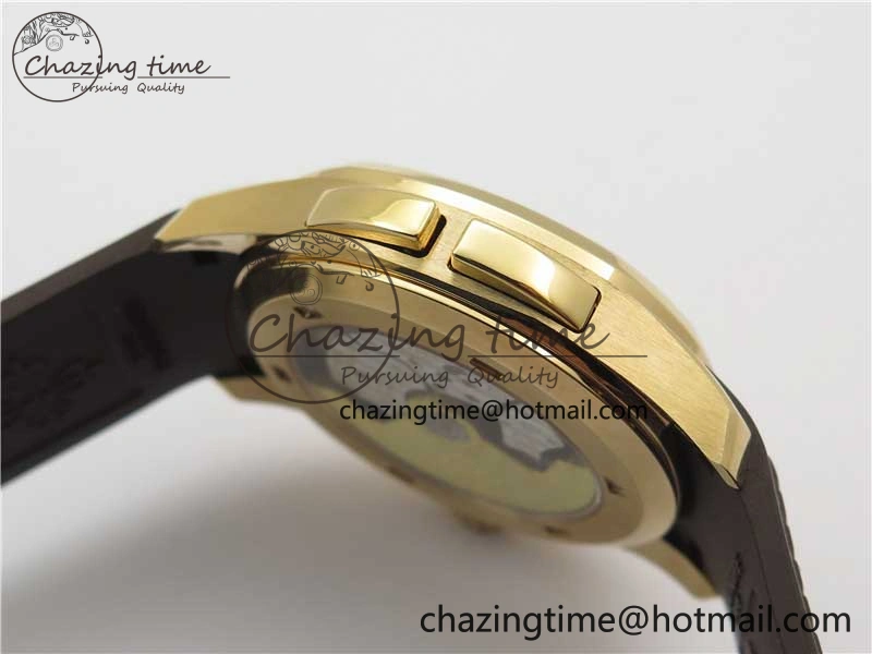 Aquanaut 5164R RG ZF 1:1 Best Edition Brown Dial on Brown Rubber Strap A324
