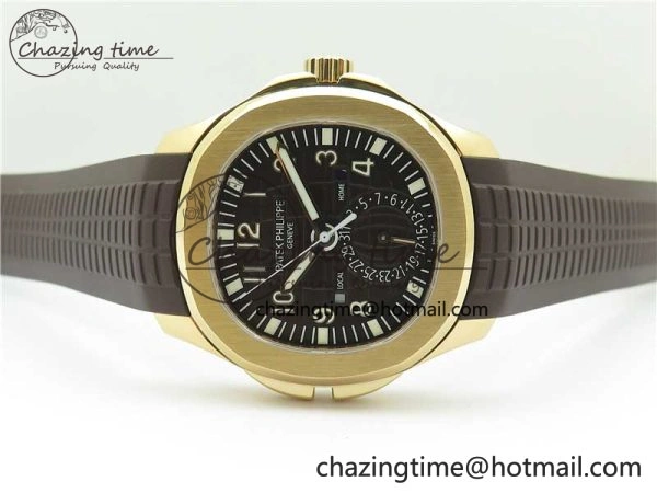 Aquanaut 5164R RG ZF 1:1 Best Edition Brown Dial on Brown Rubber Strap A324