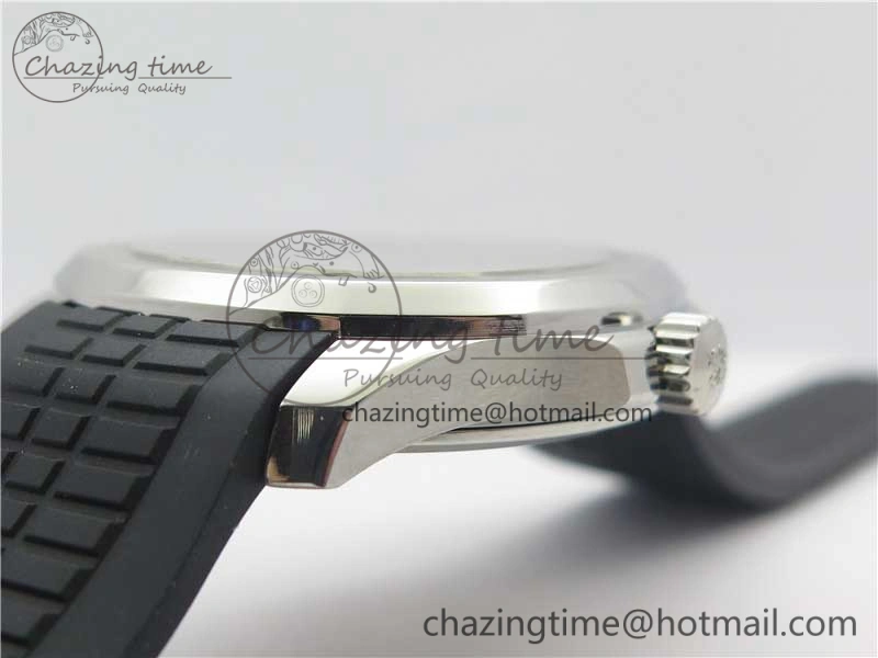 Aquanaut 5165A 38.5mm SS ZF 1:1 Best Edition Black Dial on Black Rubber Strap 324CS (Free box)