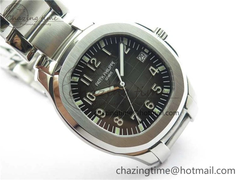 Aquanaut 5167 SS 3KF Best Edition Gray Dial on SS Bracelet A324 Super Clone V2