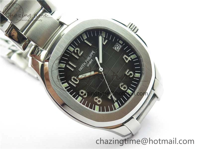 Aquanaut 5167 SS 3KF Best Edition Gray Dial on SS Bracelet A324 Super Clone V2