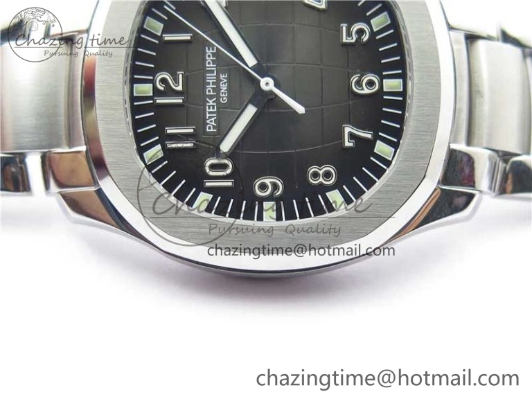 Aquanaut 5167 SS 3KF Best Edition Gray Dial on SS Bracelet A324 Super Clone V2