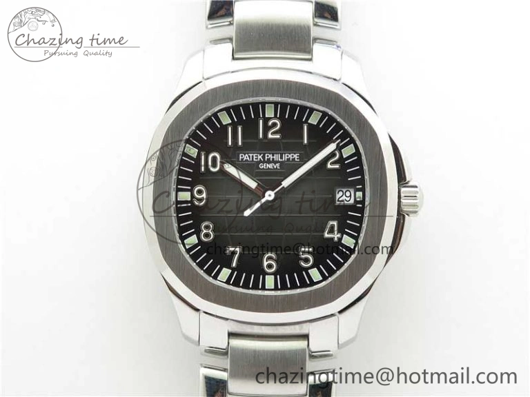 Aquanaut 5167 SS 3KF Best Edition Gray Dial on SS Bracelet A324 Super Clone V2