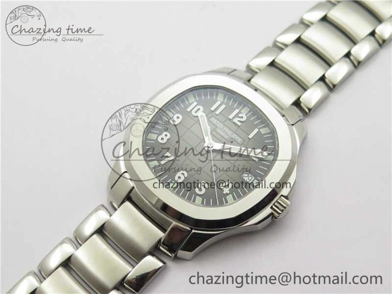 Aquanaut 5167 SS 3KF Best Edition Gray Dial on SS Bracelet A324 Super Clone V2