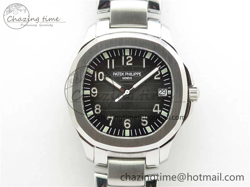Aquanaut 5167 SS 3KF Best Edition Gray Dial on SS Bracelet A324 Super Clone V2
