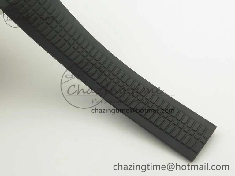 Aquanaut 5167 SS KMF 1:1 Best Edition Gray Dial on Black Rubber Strap A324 Clone