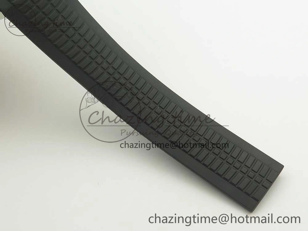 Aquanaut 5167 SS KMF 1:1 Best Edition Gray Dial on Black Rubber Strap A324 Clone
