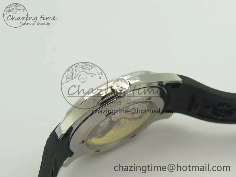 Aquanaut 5167 SS PF 1:1 Best Edition Black Dial On Rubber Strap A2824