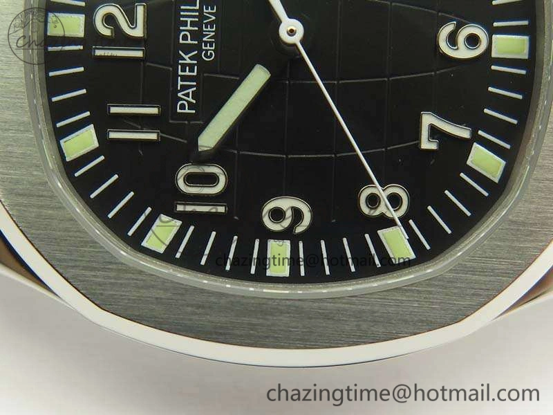 Aquanaut 5167 SS PF 1:1 Best Edition Black Dial On Rubber Strap A2824