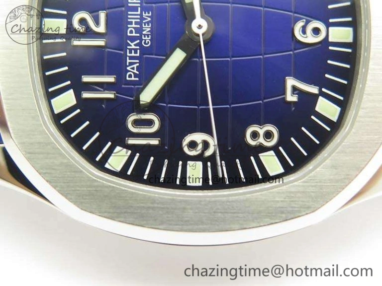 Aquanaut 5167 SS PF 1:1 Best Edition Blue Dial On Rubber Strap A2824