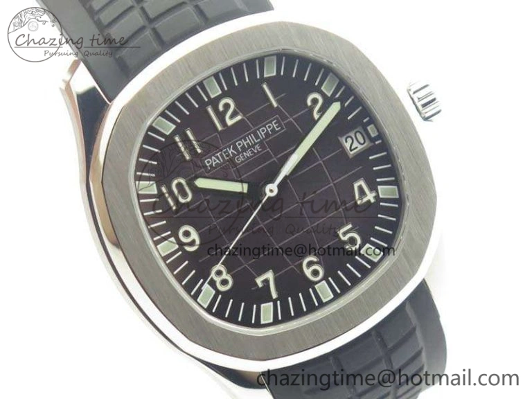 Aquanaut 5167 SS PF 1:1 Best Edition Gray Dial On Rubber Strap A2824