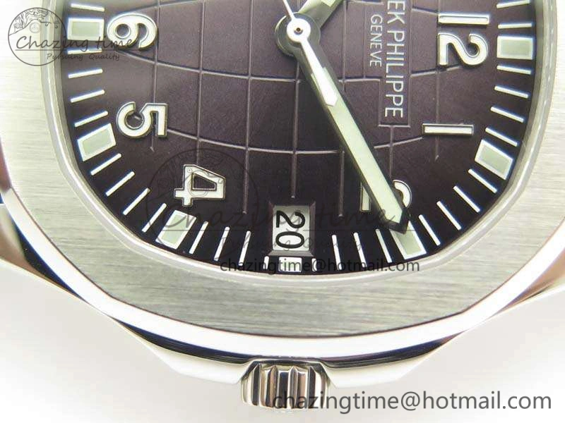 Aquanaut 5167 SS PF 1:1 Best Edition Gray Dial On Rubber Strap A2824