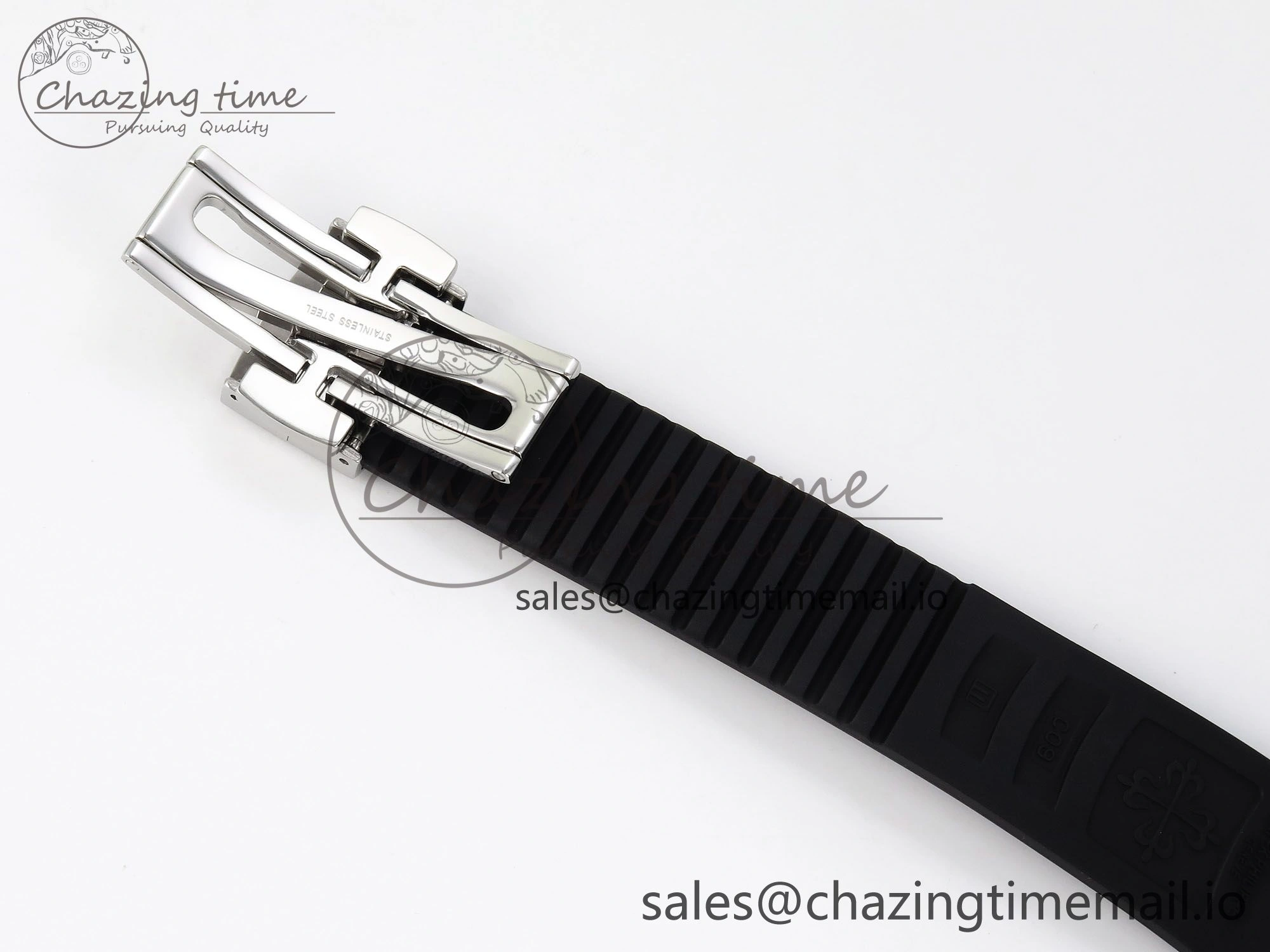 Aquanaut 5167A SS ZF 1:1 Best Edition Black Dial on Black Rubber Strap 26-330